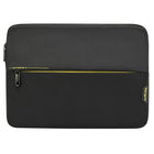 Targus - Housse TSS931GL CityGear pour portatif de 14 po - noir/jaune-Tissu anti-déchirure, noir avec garnitures jaunes