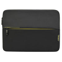 Targus - Housse TSS931GL CityGear pour portatif de 14 po - noir/jaune-Tissu anti-déchirure, noir avec garnitures jaunes