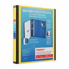 Staples - Reliure Better Binder, 1 po, jaune-Plus résistante et plus facile à utiliser