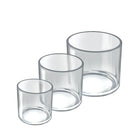 Azar Displays – Ensemble de présentoirs cylindriques de luxe pour comptoir, 4, 5, et 6 po (556333-SET)-Présentoirs de comptoir