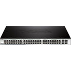 D-Link Commutateur intelligent Gigabit DGS-1210-52 à 48 ports et 4 ports SFP-48 ports Gigabit avec 4 ports SFP