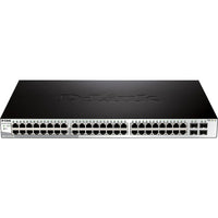 D-Link Commutateur intelligent Gigabit DGS-1210-52 à 48 ports et 4 ports SFP-48 ports Gigabit avec 4 ports SFP