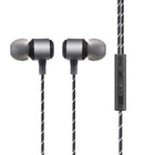 General Supply Goods + Co - Écouteurs intra-auriculaires filaires USB-C métalliques avec étui - Argent-Métalliques et argent