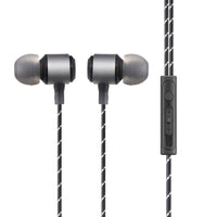 General Supply Goods + Co - Écouteurs intra-auriculaires filaires USB-C métalliques avec étui - Argent-Métalliques et argent