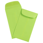 JAM Paper Enveloppes à monnaie no 5,5, 3 1/8 x 5 1/2 po, vert lime Brite Hue, 100/paquet-100 enveloppes par paquet