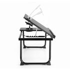 ShoppingAll - Bureau pliable portable pour canapé et lit - Noir-Étanche & Durable: La surface est résistante à l'eau et à l'humidité, rendant les déversements faciles à nettoyer et maintenant l'état impeccable de la table.