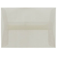 JAM Paper Enveloppes translucides A2, platine, 250/paquet-Enveloppes en papier translucide platine