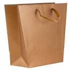 Jam Paper - Sacs cadeaux trapézoïdaux mats - 9 po x 4 po x 10 po - Cuivre métallisé - paquet de 100-Couleur : Cuivre métallisé