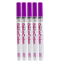 JAM Paper - Marqueur de peinture opaque à pointe fine, violet vif, 5/paquet (7665896g)-Marqueur de peinture opaque à pointe fine idéale pour la calligraphie et permettant de tracer des motifs complexes