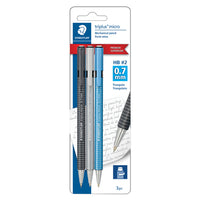 Staedtler - Porte-mines Triplus Micro, 0,7 mm - couleurs assorties - paquet de 3-0,7 mm