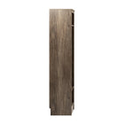 Prepac - Meuble de rangement étroit pour vestibule - gris vieilli-Petit compartiment supérieur : 13 po (l.) x 8 po (H.) x 14,75 po (P.)