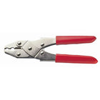 HVTools – Outil de sertissage pour connecteur, ovale, 11 x 5 x 1 po, argenté/rouge-Outil de sertissage ovale pour connecteurs RG59, 62, 8 et 11