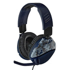 Casque d'écoute Earforce Recon 70P pour PS4 et Xbox One - Camouflage bleu-Des haut-parleurs supra-auriculaires supérieurs de 40 mm produisent des aigus nets et des basses tonitruantes.