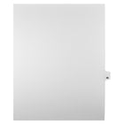 Markmaker - Intercalaires imprimes Legal, Blanc, 1/25th coupe, format lettre, sans trous, 25 tabs/PQT, 5 PQT/Boite, Numero 66-Intercalaires imprimes Legal