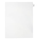 Mark Maker – Onglets séparateurs juridiques blancs, 1/26 onglets, format lettre, sans trous, lettre B, 25/paquet-Onglets séparateurs blancs, 1/26 onglets