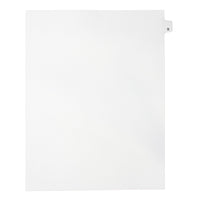 Mark Maker – Onglets séparateurs juridiques blancs, 1/26 onglets, format lettre, sans trous, lettre B, 25/paquet-Onglets séparateurs blancs, 1/26 onglets