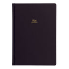 Letts - Agenda perpétuel 5 ans Icon - 8-1/4 po H x 5-3/4 l - Noir-Couverture rigide en papier couché de luxe lisse noir
