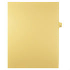 Markmaker - Intercalaires imprimes Legal, Chamois, 1/25th coupe, format lettre, sans trous, 25 tabs/PQT, 5 PQT/Boite, Numero 159-Intercalaires imprimes Legal