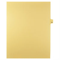 Markmaker - Intercalaires imprimes Legal, Chamois, 1/25th coupe, format lettre, sans trous, 25 tabs/PQT, 5 PQT/Boite, Numero 159-Intercalaires imprimes Legal