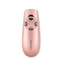 Télécommande de présentation sans fil Kensington Presenter Expert avec pointeur laser vert - Or rose (75770)-Le pointeur laser vert vous permet de mettre en évidence n’importe quelle zone de votre présentation en appuyant sur un bouton, grâce à un laser vert 10 fois plus lumineux qu’un laser rouge standard