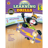Livre numérique : Brighter Child - Daily Learning Drills, 704396-EB, 5e année-Vous recevrez deux courriels : le premier confirmant la totalité de votre commande et le second comportant un lien de téléchargement. Vous pourrez utiliser le lien de téléchargement immédiatement ou plus tard, comme vous le voulez.