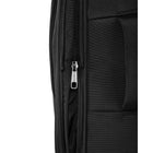 Bugatti Le bagage à main léger ultime avec matériau hydrofuge 21,5 po - Noir-Dimensions: 17,75 H x 14,75 W x 7,25 + 2 D po (sans roues), 21,5 H x 14,75 W x 7,25 + 2 D (avec roues)
