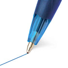 BIC –Stylo à bille Glide Original − rétractable − 1,0 mm − bleu − paquet de 12-Ces stylos BIC sont dotés d’une pince en plastique pratique pour les attacher aux poches et aux cahiers