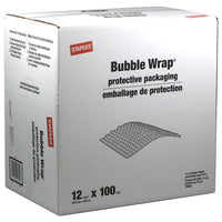 Staples - Bubble Cushioning-boîte de distribution - 100' - perforé tous les 12 po-Protection de l'envoi, remplissage annulé de l'envoi