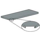Étagères à angle rainuré, tablettes, poids lb, 18,5, RG993, paquet de 2-Dimensions : 24 larg. x 48 prof. (po)