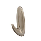 Command - Crochets Designer - Moy - Nickel Brossé - Paquet de 3-Solide et polyvalent: Les crochets de concepteur de commande tiennent fermement sur une variété de surfaces intérieures, y compris les murs peints, le bois fini, le verre, la tuile, le métal, et d'autres surfaces lisses