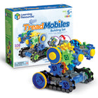 Learning Resources - Engrenages ! Engrenages ! Engrenages ! ® Treadmobiles-Construisez vos propres créations d'ingénierie avec cet ensemble de bâtiments STEM de 108 pièces !