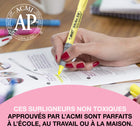 Surligneurs pastel Brite Liner Grip de BIC – Pointe biseautée – Couleurs variées – Paquet de 12-UNE GRANDE VARIÉTÉ DE COULEURS : Les surligneurs Brite Liner de BIC sont disponibles en différentes couleurs : jaune, bleu, rose, violet, orange et vert pour rendre la prise de notes à l’école amusante et organisée
