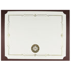 St. James - Porte-certificats/porte-documents - Sceau d'or avec un ruban d'or - brun - paquet de 5-Convient pour les certificats de récompense en format paysage ou portrait