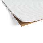 TRU RED - Bloc-notes à réglure large, 8,5 x 11,75 po, blanc, 50 feuilles/bloc, paquet de 12-50 feuilles microperforées par bloc