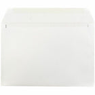 JAM Paper - Enveloppes commerciales pour livrets - 7 1/2" x 10 1/2" - Blanc - paquet de 50-Couleur blanche