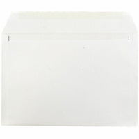 JAM Paper - Enveloppes commerciales pour livrets - 7 1/2" x 10 1/2" - Blanc - paquet de 50-Couleur blanche