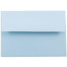 JAM Paper Enveloppes format invitation avec fermeture gommée, 5 1/4 x 7 1/4 po, bleu poudre, 100/pqt-Bleu poudre