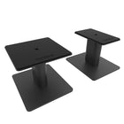 Kanto SP6HD Stand de haut-parleur universel de 6 po pour bureau avec gestion des câbles - Noir-La construction en acier lourd et le rembourrage en mousse à cellules fermées absorbent autant de résonance que possible.