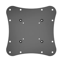 ShoppingAll - Plaque d'adaptation VESA - Noir-L'adaptateur VESA permet aux téléviseurs et aux moniteurs dotés de grands modèles de montage VESA de 200x200 mm et 200x100 mm de s'adapter aux supports VESA universels standard de 75x75 mm et 100x100 mm.