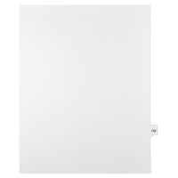 Mark Maker – Onglets séparateurs juridiques blancs, 1/15 onglets, format lettre, sans trous, numéro 132, 25/paquet-Onglets séparateurs blancs, 1/15 onglets