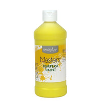 Peinture à la détrempe Little Masters 16 oz. Jaune, paquet de 12-Little Masters Tempera est le choix économique pour le jeune artiste