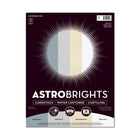 Astrobrights - Papier cartonne colore - 8,5 po l x 11 po H - 65 lb./176 gsm - 4 couleurs metalliques - paquet de 24-Poids de base : 89 gsm (24 lb)