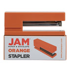 JAM PaperMD – Agrafeuse de bureau moderne, orange-Capacité : 2000 agrafes