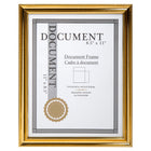 CTG – Cadre métallique pour document (8,5 po x 11 po), 12 pièces, or-Mesure: chaque cadre photo mesure 21,6cm x 27,9cm (8,5" x 11'') et contiendra parfaitement n'importe quel document ou certificat