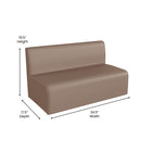 Flash Furniture - Mobilier modulaire Bright Beginnings de qualite commerciale pour salle de classe, sieges souples (MKKE15709)-Expedie entierement assemble et prêt à être utilise,