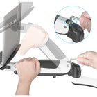 ShoppingAll - Support pour ordinateur portable entièrement réglable avec ressort à gaz - Blanc-6