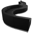 Flash Furniture – Alon Series ZB803560SBK, ensemble de réception 9 pièces, cuir souple,noir-Dimensions : 27 haut. x 25,25 prof. (po)