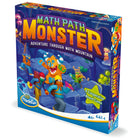 Thinkfun - Math Path Monster Game (édition anglaise)-Course pour échapper à la grotte - Pouvez-vous battre le monstre jusqu'à l'entrée de la grotte ? Résolvez des problèmes mathématiques et parcourez le labyrinthe pour le découvrir