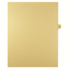 Markmaker - 25 tabs/PQT, 5 PQT/Boite, Intercalaires imprimes Legal, Chamois, 1/15th coupe| format lettre, sans trous, Numero 96-Intercalaires imprimes Legal