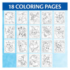 Crayola - Ensemble de pages à colorier et mini marqueurs Color Wonder sans dégât - Amis-licornes-La couleur apparaît comme par magie uniquement sur le papier Color Wonder